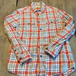 Mens Flannel Button Down Shirt